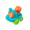 LEAN TOYS Būvniecības transportlīdzekļu komplekts ar dzīvniekiem mazuļiem Krāsains 3 gab.