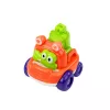 LEAN TOYS Būvniecības transportlīdzekļu komplekts ar dzīvniekiem mazuļiem Krāsains 3 gab.