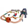 LEAN TOYS Dinosaur Park Electric Train Set ar gaismām un skaņām 76 cm