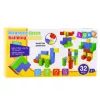 LEAN TOYS Magnētisko bloku komplekts bērniem Krāsaina puzle 32 gab.