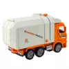 LEAN TOYS Garbage Truck City Lights Sounds Orange