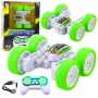 LEAN TOYS Ar vadību tālvadības akrobātiskais bezceļu auto 360° Zaļš 1:32