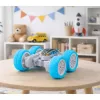 LEAN TOYS Ar vadību tālvadības akrobātiskais bezceļu auto 360° Zils 1:32