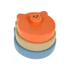 LEAN TOYS Mīksto maņu izglītojošo ECO bloku komplekts ar gumijas dzīvniekiem, 18 gab.
