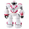 LEAN TOYS Interaktīvs ar tālvadību vadāms robots 16 funkcijas gaismas skaņas rozā