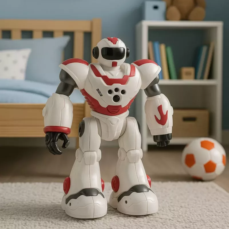 LEAN TOYS Interaktīvs ar tālvadību vadāms robots 16 funkcijas gaismas skaņas rozā