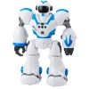 LEAN TOYS Interaktīvs tālvadības robots RC 16 funkcijas Gaismas Skaņas Zils