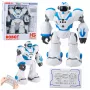 LEAN TOYS Interaktīvs tālvadības robots RC 16 funkcijas Gaismas Skaņas Zils