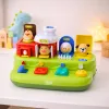 LEAN TOYS Interaktīva izglītojoša rotaļlieta mazuļiem - Pop-Up Animals Farm