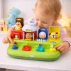 LEAN TOYS Interaktīva izglītojoša rotaļlieta mazuļiem - Pop-Up Animals Farm