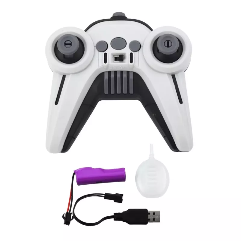 LEAN TOYS Attālināti vadāma triku automašīna RC Gaismas Dūmi Drifts 360° Zila