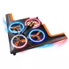LEAN TOYS RC Remote Controlled Drone Flying Quadcopter ar LED gaismām un lietotnes vadību