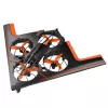 LEAN TOYS RC Remote Controlled Drone Flying Quadcopter ar LED gaismām un lietotnes vadību
