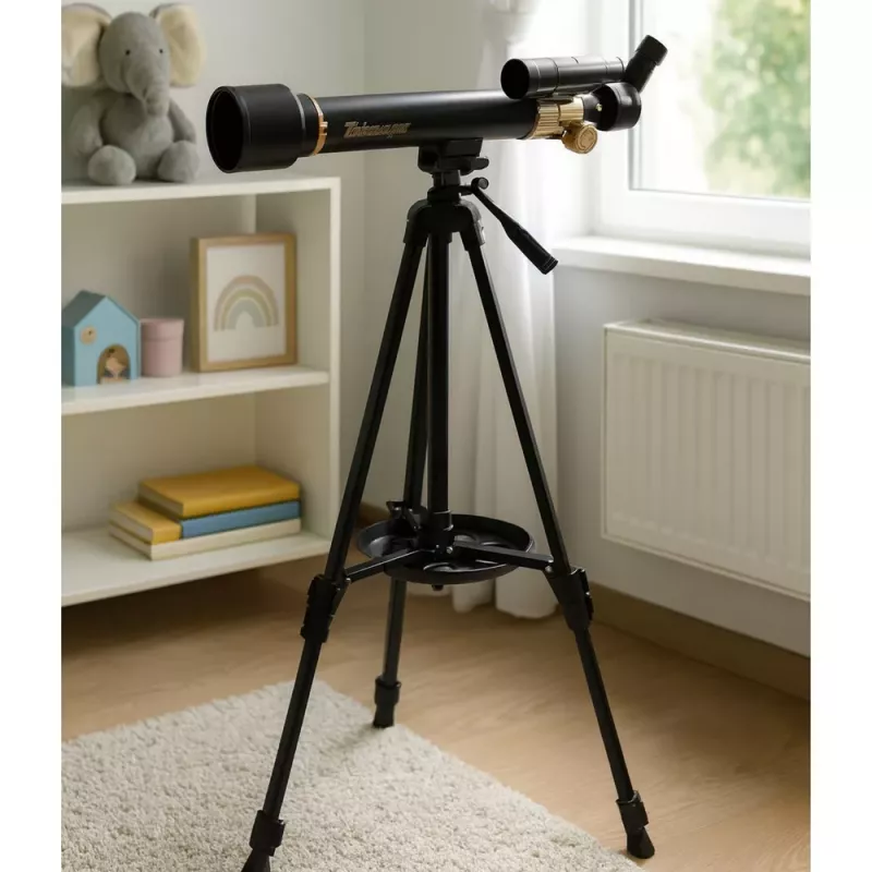 LEAN TOYS Izglītojošais alumīnija astronomiskais teleskops ar statīvu un piederumiem 1,35 m