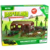 LEAN TOYS Saimniecības komplekts ar māju, traktoriem, dzīvniekiem, 102 gab.