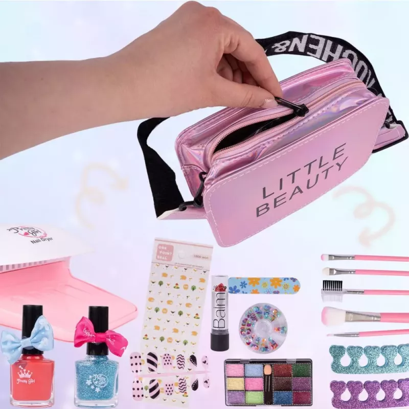 LEAN TOYS Beauty Set Kosmētikas soma ar regulējamiem nodalījumiem