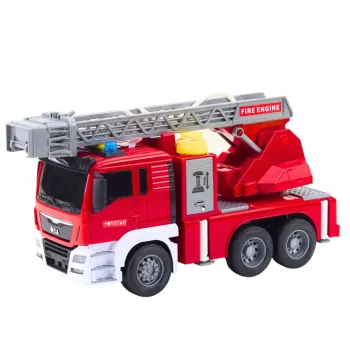 LEAN TOYS Ugunsdzēsēju mašīna ar izlici