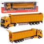 LEAN TOYS Truck Dumper Metal Cab Lights Sounds Drive Yellow