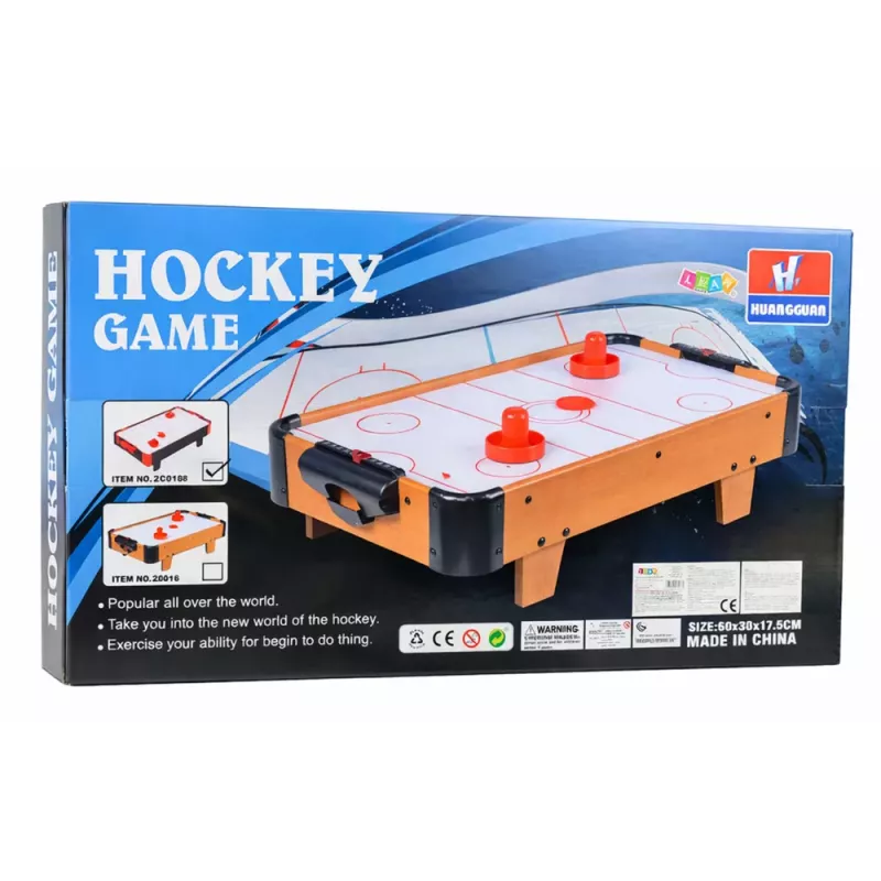 LEAN TOYS Mini Air Hockey Table Arcade Game For Kids Black