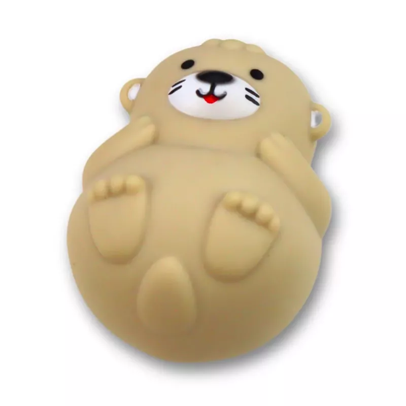 LEAN TOYS Vannas rotaļlietu komplekts Makšķerēšanas gumijas dzīvnieki Pasteļkrāsas sietiņš 4 gab.