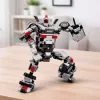 LEAN TOYS Konstrukcijas klucīši Sacīkšu auto Robots 2in1 Balts 320 gab.