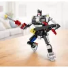 LEAN TOYS Construction Bricks Sports Car Robot 2in1 White 320 pcs