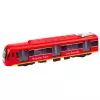 LEAN TOYS Metro Train City Express ar atveramām durvīm, gaismām un skaņām, sarkans