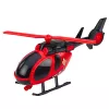 LEAN TOYS Ugunsdzēsēju glābšanas komplekts ar ugunsdzēsēju mašīnu, evakuatoru, helikopteru, automašīnu, gaismām un skaņu