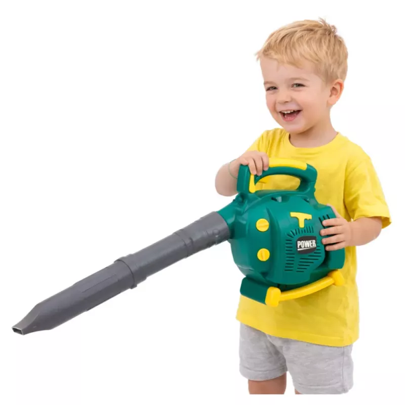 LEAN TOYS Dārza lapu pūtējs bērniem ar skaņām, zaļš