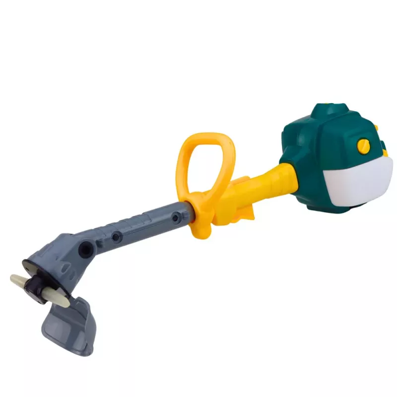LEAN TOYS Bērnu dārza zāles pļāvējs ar skaņām, gaismām un gumijas asmeni