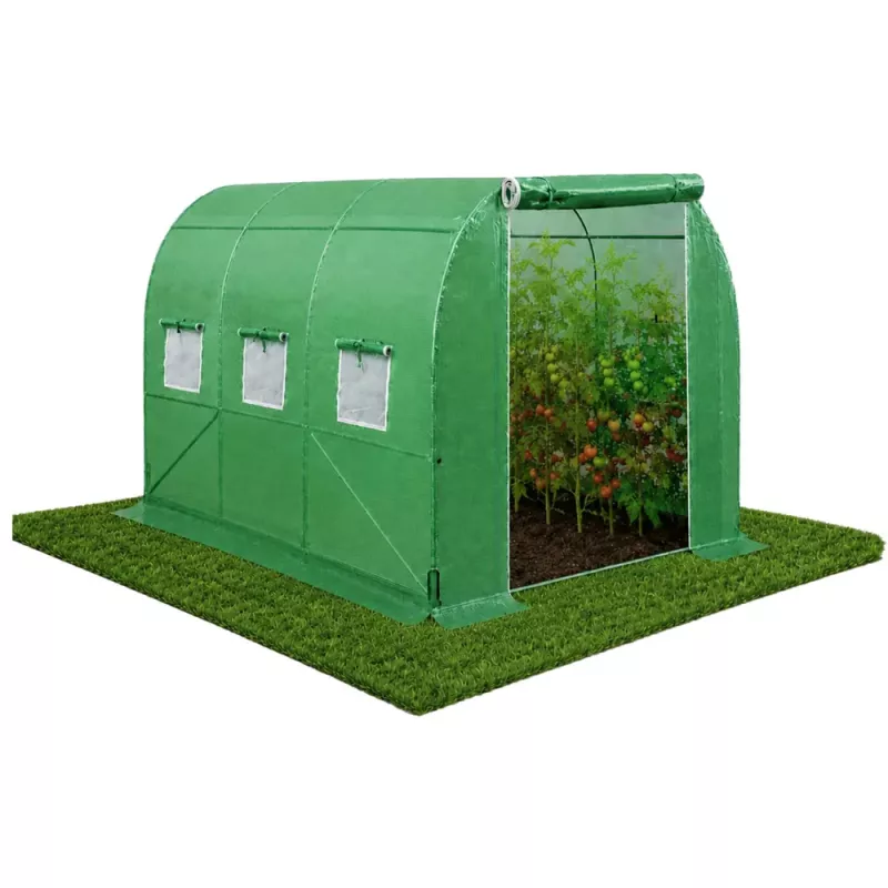 LEAN Siltumnīca Dārzeņiem, Zaļie UV Logi, 3,5x2x2M, 7M²
