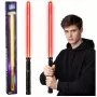 LEAN TOYS LED lāzera gaismas zobens ar skaņām, metāla rokturis, 75 cm