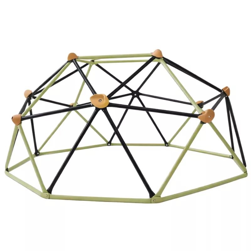 LEAN SPORT Kāpšanas kupols bērnu dārza rotaļu laukumam 182x86 cm 6FT Zils/Dzeltens