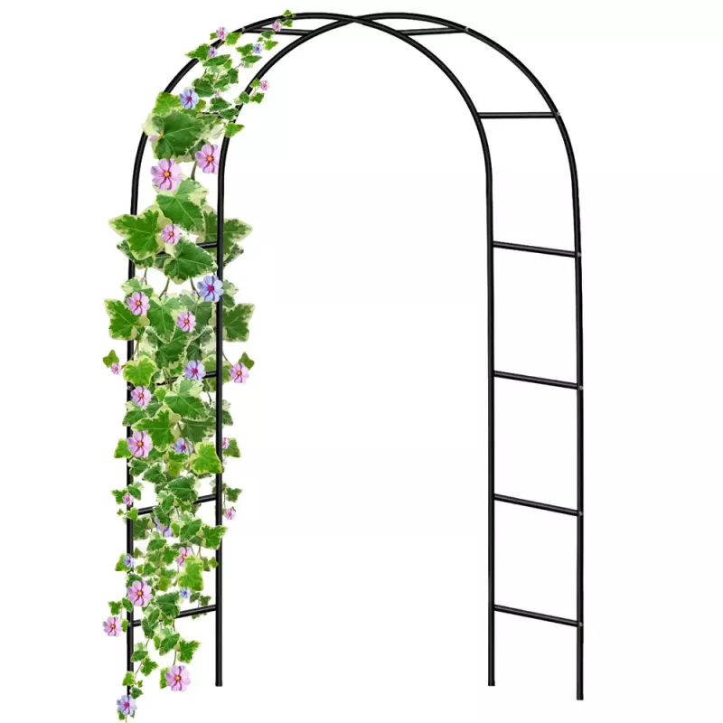 LEAN Metāla dārza pergola augiem, balsts kāpelētājiem, arka 240x140 cm