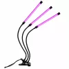 LEAN LED lampa augu audzēšanai un apgaismošanai, trīs moduļi, klipsis