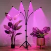 LEAN LED Lamp for Growing Crops and Illuminating Plants, 4-Panel Stand, Remote Control