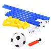 LEAN TOYS Sporta komplekts futbolam, vārti, bumba, sūknis 62x40cm