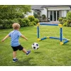 LEAN TOYS Sporta komplekts futbolam, vārti, bumba, sūknis 62x40cm