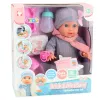 LEAN TOYS Baby Doll Peeing Care Accessories Bottle Potty 35 cm
