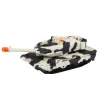 LEAN TOYS Militārais komplekts: Armijas helikopters, tanks, gaisa spilvens, karavīru bāze