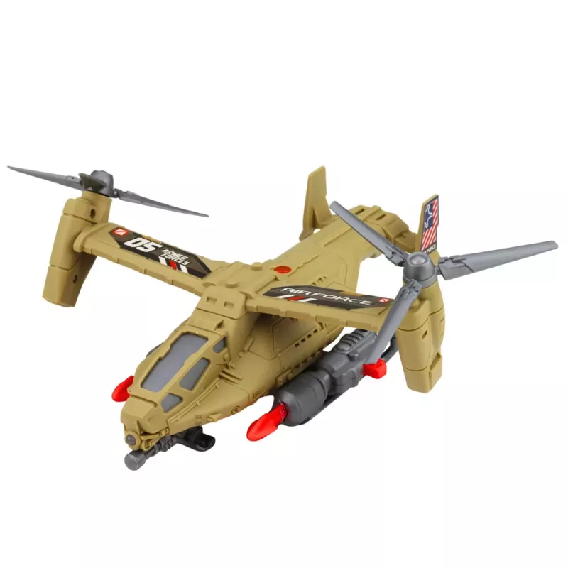 LEAN TOYS Militārais komplekts: Armijas helikopters, tanks, gaisa spilvens, karavīru bāze