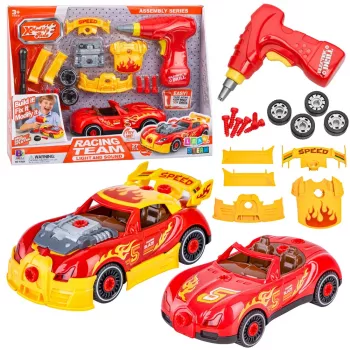 LEAN TOYS Auto regulēšanas komplekts Auto skrūvgriezis gaismas