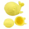 LEAN TOYS Izglītojošas vannas rotaļlietas Sensorās gumijas figūriņas Pasteļa 4 gab.