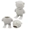 LEAN TOYS Izglītojošas vannas rotaļlietas Sensorās gumijas figūriņas Pasteļa 4 gab.