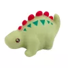 LEAN TOYS Izglītojošu gumijas dinozauru komplekts vannošanai, pasteļtoņos, 6 gab.