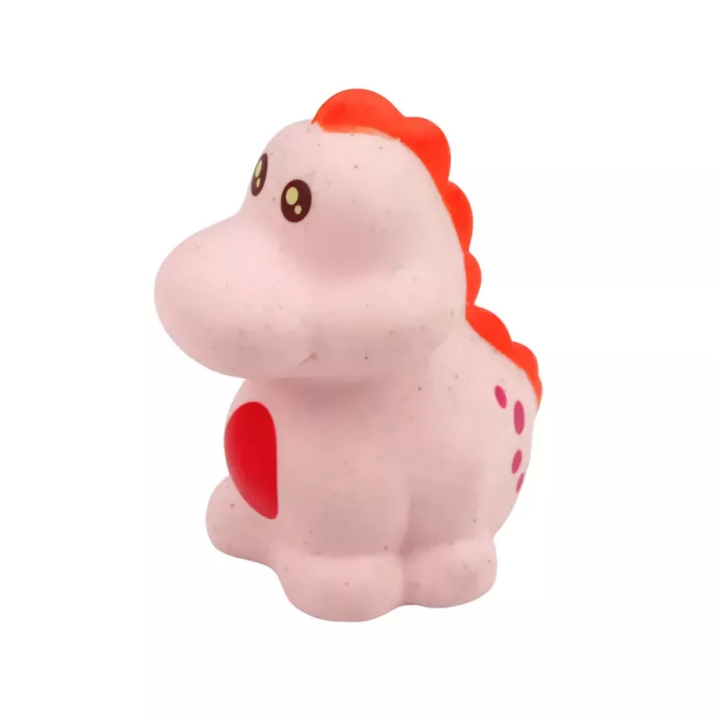 LEAN TOYS Izglītojošu gumijas dinozauru komplekts vannošanai, pasteļtoņos, 6 gab.