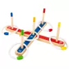 LEAN TOYS Koka gredzenu mešanas prasmju spēle ģimenes spēle ar punktu skaitīšanu
