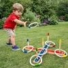 LEAN TOYS Koka gredzenu mešanas prasmju spēle ģimenes spēle ar punktu skaitīšanu