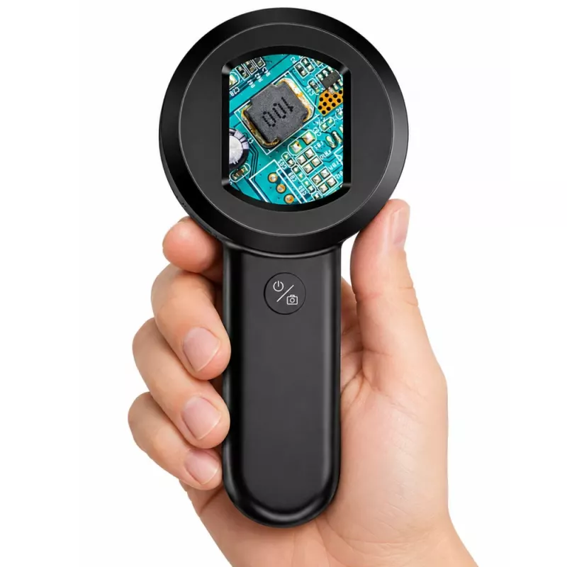 LEAN TOYS Pārnēsājams rokas digitālais mikroskops HD 100x kamera IPS ekrāns 8 LED