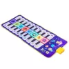 LEAN TOYS Muzikālais izglītojošais deju paklājs Interaktīvā klavieres Kosmoss 120 x 48 cm